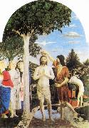 Piero della Francesca The Baptism of Christ oil